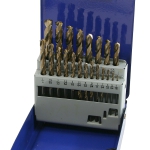 Drill Set, 21 Piece Jobber Length HSS, Turbomax Tip