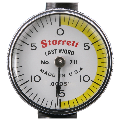 Starrett Last Word Dial Indicator Indicator Face