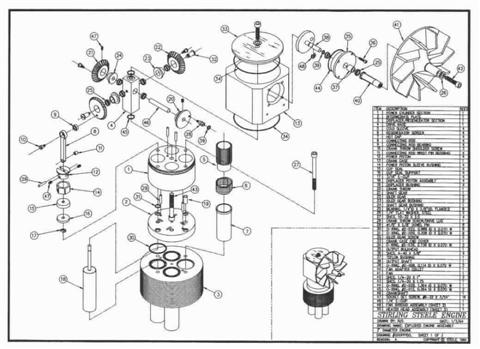 Stirling-Steele Engine Plans