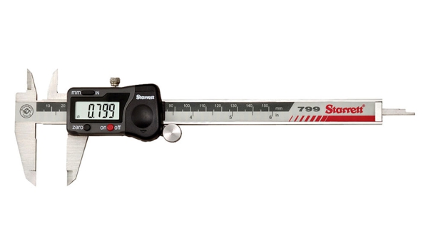 Electronic Digital Caliper, 6", Starrett 799