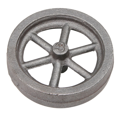 Flywheel, 3" Diameter, 6 Straight Spokes