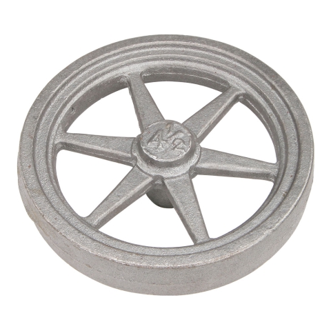 Flywheel, 4-1/2" Diameter, 6 Tapered Spokes