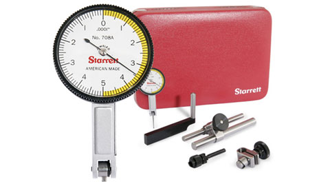 Dial Test Indicator, 0-5-0 x 0.0001", Starrett