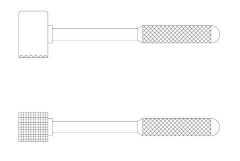 Tenderizing Hammer Material Kit