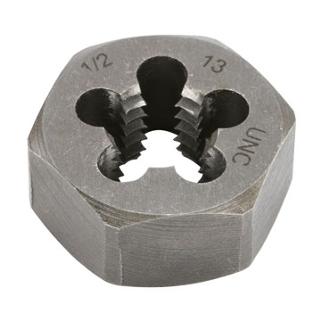 Die, Hex, 1/2"-13 Thread