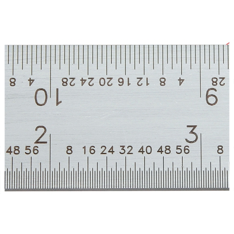 "Rule - graduations in 64ths Combination Square Set