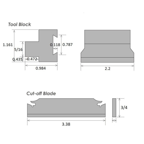 "Cut-Off Tool Holder