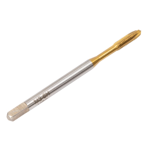 Tap, M3x0.5 Metric, Spiral Point, TiN Coated