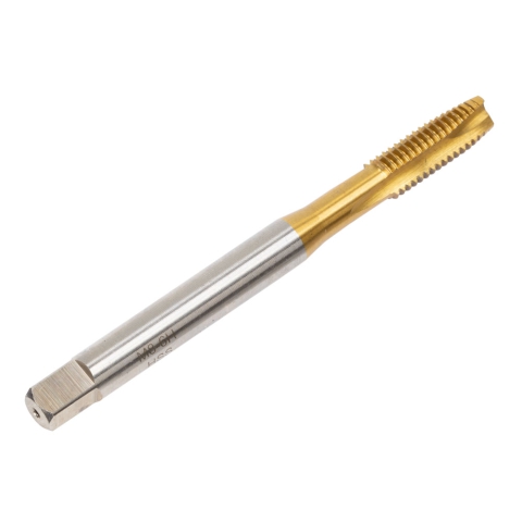 Tap, M8x1.25 Metric, Spiral Point, TiN Coated