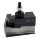 Quick Change Cut-Off Tool Holder, 0XA, 4-Degree Cut-Off