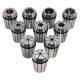 Collet Set, ER-25, Set of 10 Metric