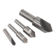 Countersink Set, Single Flute 82 Degree, Set of 4